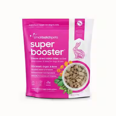 Smallbatch Pets Super Booster Rabbit Bites Grain-Free Adult Freeze-Dried