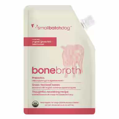 Smallbatch Pets Organic Shelf Stable Adult Beef Bone Broth Grain-Free Liquid