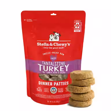 Stella & Chewy's Tantalizing Turkey Dinner Patties Freeze-Dried