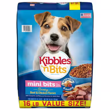 Kibbles 'n Bits Mini Bits Savory Beef & Chicken Flavors Small Breed