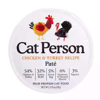 Cat Person by Weruva Chicken & Turkey Grain-Free Pate