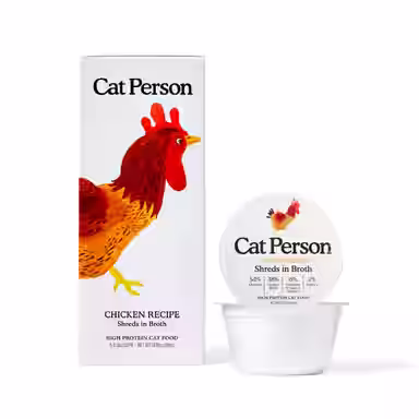 Cat Person by Weruva Chicken Shreds in Broth