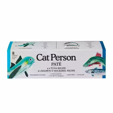 Cat Person by Weruva Tuna, Salmon, & Mackerel Variety Pack Grain-Free Pate