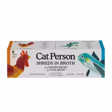 Cat Person by Weruva Shredded Chicken & Tuna in Broth Variety Pack