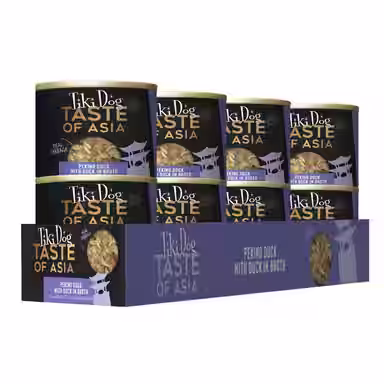 Tiki Dog Taste of the World Asia NON GMO Peking Duck with Duck in Broth