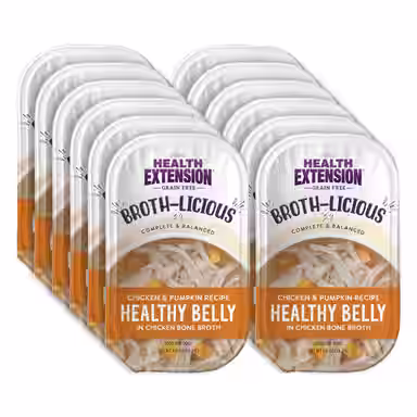 Health Extension Broth-Licious Healthy Belly Grain-Free Chicken & Pumpkin in Chicken Bone Broth