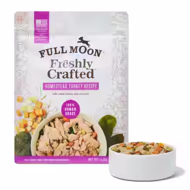 Full Moon Freshly Crafted Homestead Turkey Recipe Grain-Free Adult Frozen