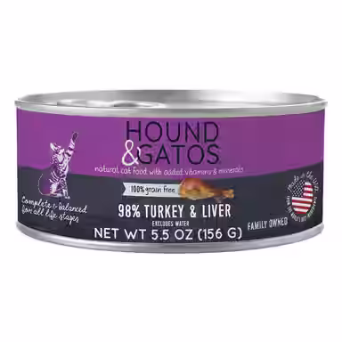 Hound & Gatos 98% Turkey & Liver Formula
