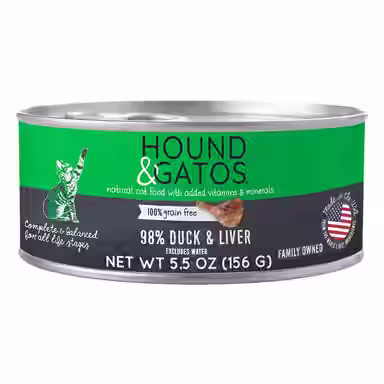 Hound & Gatos 98% Duck & Liver Formula