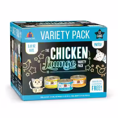 Weruva The Chicken Lounge & Tuna Variety Pack Grain-Free Pate