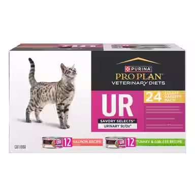 Purina Pro Plan Veterinary Diets UR Urinary St/Ox Savory Selects Variety Pack