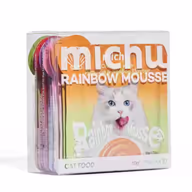 Michu Rainbow Mousse 5 Mixed Flavor Variety Pack Pate