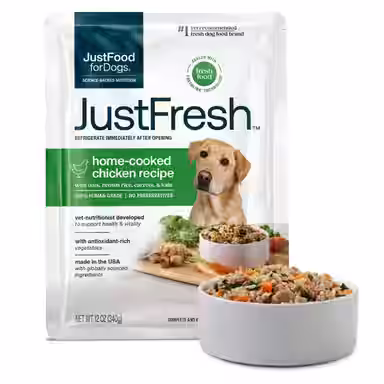 JustFoodForDogs JustFresh Human Grade Home-Cooked Chicken Recipe Fresh