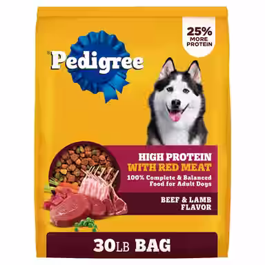 Pedigree High Protein Beef & Lamb Flavor