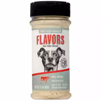 FLAVORS Dog Food Topper Beef Recipe Freeze-Dried