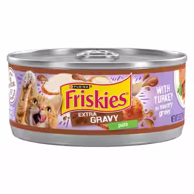 Friskies Extra Gravy Pate with Turkey in Savory Gravy