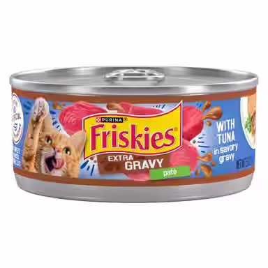 Friskies Extra Gravy Pate with Tuna in Savory Gravy