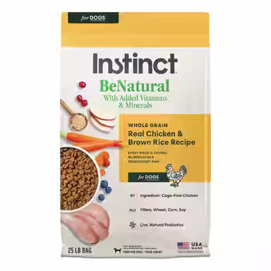 Instinct BeNatural Adult Real Chicken & Brown Rice Recipe