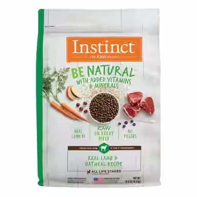 Instinct Be Natural Adult Real Lamb & Oatmeal Recipe