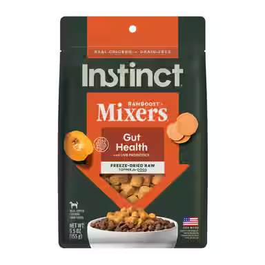 Instinct RawBoost Mixers Gut Health Recipe Grain-Free Freeze-Dried