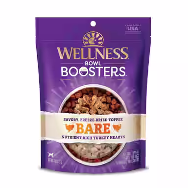 Wellness CORE Bowl Boosters Bare Turkey Freeze-Dried Dog Food Mixer or Topper