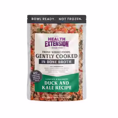 Health Extension Gently Cooked Grain-Free Duck & Kale Recipe