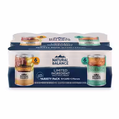Natural Balance Limited Ingredient Poultry Variety Pack Reserve Duck & Potato & Chicken & Sweet Potato