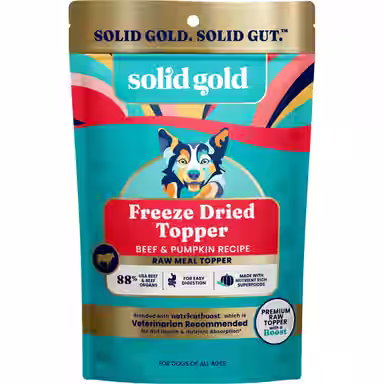 Solid Gold Real Beef & Pumpkin Freeze-Dried Raw Meal