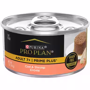Purina Pro Plan Prime Plus 7+ Classic Cod & Shrimp Grain-Free Entree