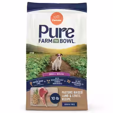 CANIDAE Pure Farm To Bowl Small Breed Pasture-Raised Lamb & Lentil Recipe