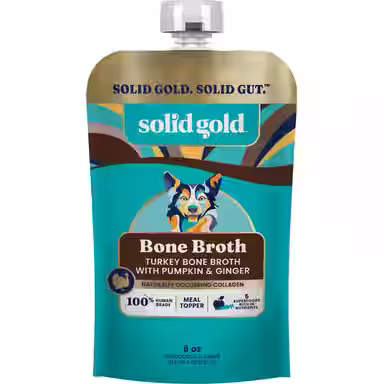 Solid Gold Turkey Grain-Free Bone Broth with Pumpkin & Ginger