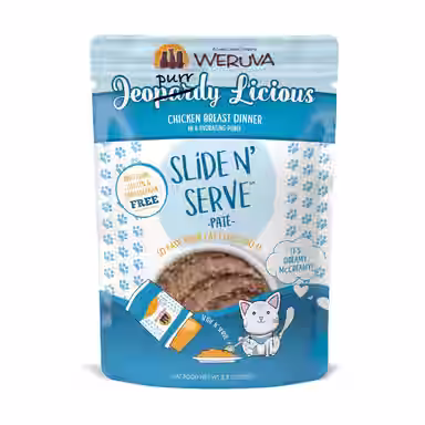 Weruva Slide N' Serve Jeopurrdy Licious Chicken Dinner Pate