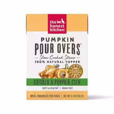 The Honest Kitchen Human Grade Pumpkin POUR OVERS Chicken & Pumpkin Stew