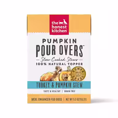 The Honest Kitchen Human Grade Pumpkin POUR OVERS Turkey & Pumpkin Stew