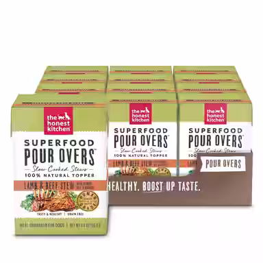 The Honest Kitchen Human Grade Superfood POUR OVERS Lamb & Beef Stew with Veggies
