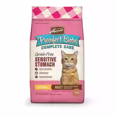 Merrick Purrfect Bistro Complete Care Grain- Free Sensitive Stomach Recipe