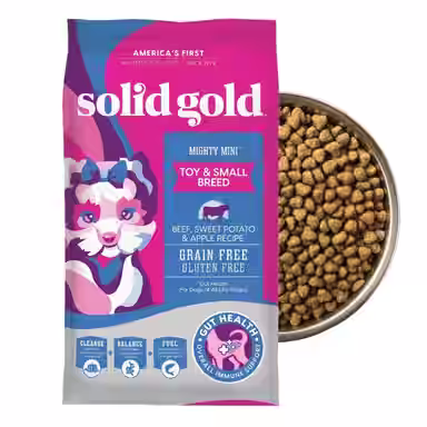 Solid Gold Toy & Small Breed Grain-Free Real Beef, Sweet Potato & Apple