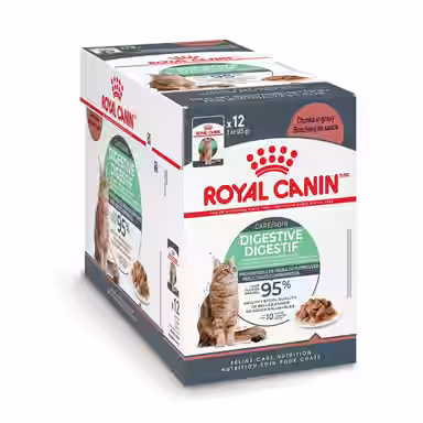 Royal Canin Feline Care Nutrition Digestive Care Adult Chunks in Gravy Pouch