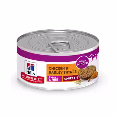 Hill's Science Diet Adult Small Breed & Mini Breed Chicken & Barley Entree