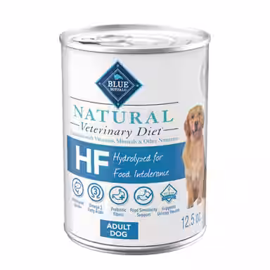 Blue Buffalo Natural Veterinary Diet HF Hydrolyzed for Food Intolerance Salmon Recipe