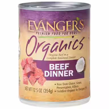 Evanger's Organics Beef Dinner