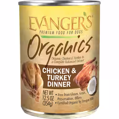 Evanger's Organics Chicken & Turkey