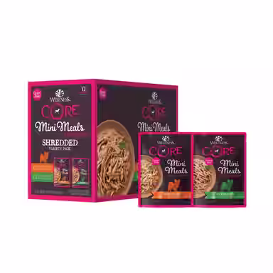 Wellness CORE Mini Meals Chicken & Turkey, Chicken & Lamb Shredded Variety Pack
