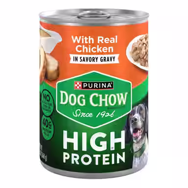 Dog Chow High Protein Chicken in Savory Gravy