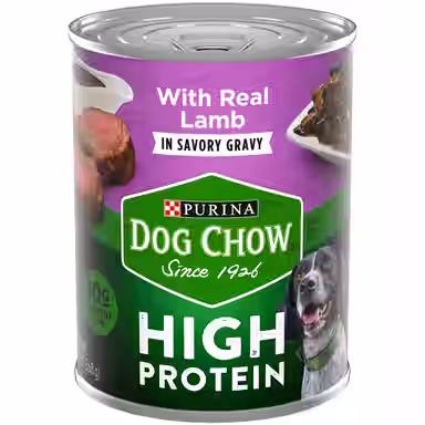 Dog Chow High Protein Lamb in Savory Gravy