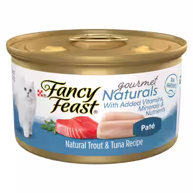 Fancy Feast Gourmet Naturals Trout & Tuna Recipe Pate