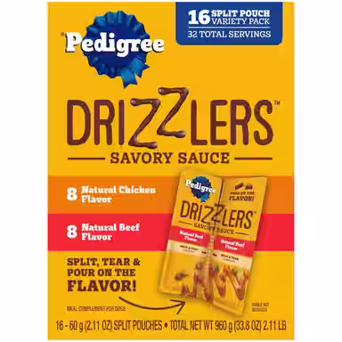 Pedigree Drizzlers Savory Sauce Multipack