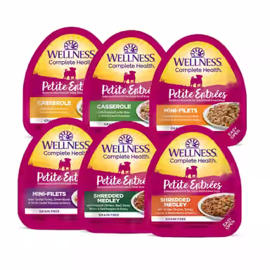 Wellness Complete Health Petite Entrees Adult Small Breed Sampler Variety Pack