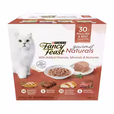 Fancy Feast Gourmet Naturals Poultry & Beef Variety Pack