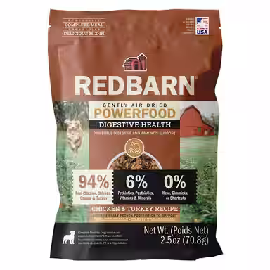 Redbarn Powerfood Digestive Health Chicken & Turkey Gently Air Dried